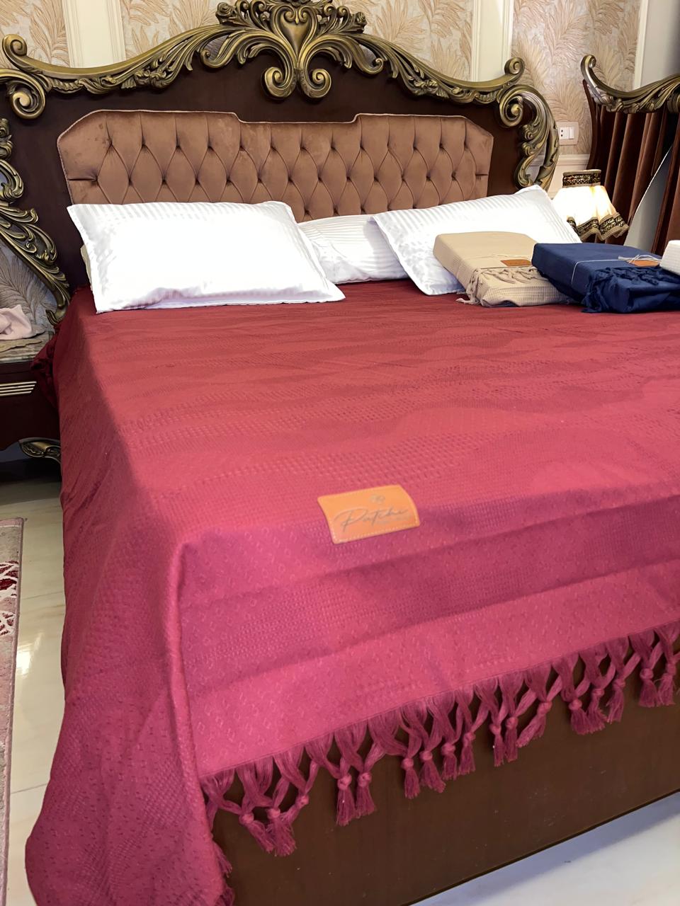 كوفرته قطن ساده شراشيب 100% - CENTER ELGENDY
